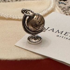 James Avery Retired Bronze/ Silver You Mean the World To Me Charm.